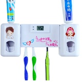 创意牙刷架套装 牙膏架  牙具座 浴室置物架 全自动挤牙膏器
