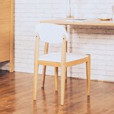 北欧宜家简约现代实木餐椅橡木组装书桌椅中式咖啡椅创意休闲椅子
