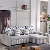 沙发床 折叠储物多功能可拆洗 2.4米三人转角组合沙发 小户型沙发