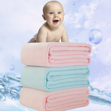 婴儿浴巾宝宝纯棉竹纤维新生儿童超柔不掉毛软加大厚吸水成人毛巾
