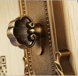 热卖丽纯铜门锁 高档中式欧式室内房门锁全铜锁 别墅大门锁锁具