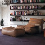 北欧日式休闲懒人沙发阳台简约现代创意单人沙发床卧室小沙发椅子