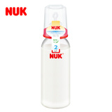 【天猫超市】德国NUK标准PP清色奶瓶240ml 6-18个月硅胶 颜色随机
