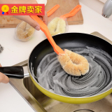 不粘油不脏手锅洗锅刷碗刷带柄长柄刷子厨房清洁工具海绵刷锅用品