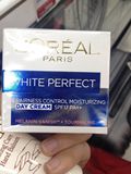 香港代购 White Perfect 欧莱雅水嫩美白日霜 防晒隔离 淡化色斑