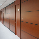 产地货源 办公室玻璃加板材高隔断 铝合金板式隔断墙免费测量安装