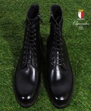 韩国正品代购男皮靴 秋冬牛皮黑色靴 手工定做商务皮靴 guidi 靴