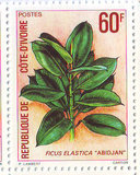 科特迪瓦1980绿叶植物1枚 目录1.40美元