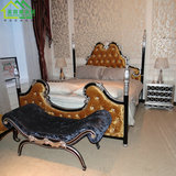 欧式床婚床实木床新古典床简约双人床1.8米床布艺床时尚公主床