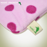 德国HUGO卡通毛绒布套迷你注水热水袋小号充水暖手宝婴儿童暖水袋