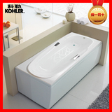 科勒铸铁浴缸K-731T-GR/NR雅黛乔嵌入式1.7米铸铁浴缸含扶手排水