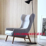北欧单人沙发椅小户型客厅家具简约现代布艺小沙发时尚休闲老虎椅