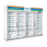 风冷饮料展示柜双门 冷藏冰柜 便利店冷饮陈列柜 食品水果保鲜柜