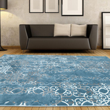 博尼亚土耳其进口欧式简约客厅地毯现代卧室地毯条纹毯新款可水洗