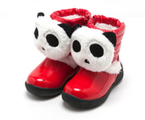 巴拉巴拉童鞋女童冬款雪地靴加绒熊猫短靴2015新款24424140619