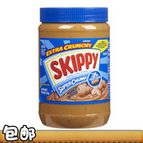 包邮美国进口SKIPPY四季宝粗粒花生酱1.36kg 史可比进口食品