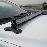 越野车LED长条射灯强磁磁铁支架 车载车顶LED射灯包胶强磁吸盘