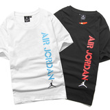 香港代购16新款飞人乔丹Air Jordan 休闲短袖T恤 男女情侣运动T恤
