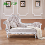 匹斯 欧式沙发椅新古典贵妃椅躺椅实木家具美人榻样板房别墅影楼