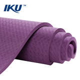 IKU正品加厚防滑15mm瑜伽垫初学者tpe无味健身垫子仰卧起坐运动垫