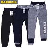 巴拉巴拉男童纯棉针织休闲运动裤2016春装新款22081161902韩版