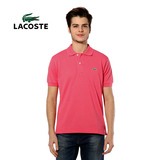 LACOSTE/法国鳄鱼男士经典基本宽松版纯色短袖POLO/T恤L1212X