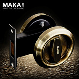 玛卡304不锈钢隐形门锁单面双面暗门锁拉手门锁电视背景墙锁室内