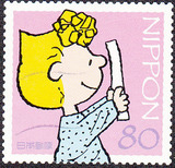 特价促销日本2015年卡通动漫人物信销票1枚保真外国邮票rb033