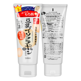 日本 SANA 莎娜 天然豆乳美肌细滑洗面奶150ml  保湿 控油