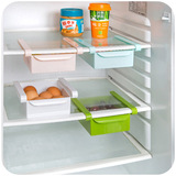 居家家厨房用品用具冰箱收纳架抽屉隔板层架塑料架子多功能置物架