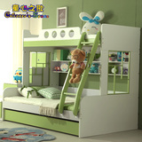 儿童家具套房公主床粉色可改色高低双层上下床男女孩卧室套装组合