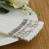 家用筷子 正品骨瓷餐具 欧式陶瓷筷子套装 礼品 简约 家用 纯手工