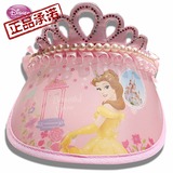 Disney迪士尼女童遮阳帽儿童太阳帽空顶宝宝帽皇冠公主帽夏天防晒