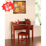 欧美式现代乡村复古家具直销和实木桌椅儿童学习桌简约书桌可定做