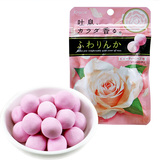 日本进口嘉娜宝Kracie玫瑰花味香体糖32g 口香零食糖果 约会可备