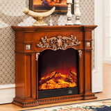 壁炉装饰柜实木电壁炉取暖1米/1.2米定制壁炉芯 壁炉电视柜壁炉架