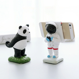 创意动物小米/苹果懒人手机架 车载手机支架 树脂桌面摆件手机座