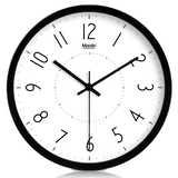 麦丁12英寸现代挂钟现代客厅卧室静音钟表简约创意时钟石英钟538