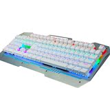 狼蛛机械键盘鼠标套装104键青轴黑轴发光游戏有线电脑键鼠套件