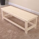 钢木长条凳子浴室长凳更衣室长凳换鞋凳子商场休息凳子实木板凳椅