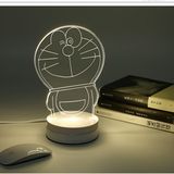 创意 led小夜灯 女朋友生日结婚礼物3D立体艺术个性台灯装饰物件