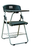 培训椅带写字板会议椅可折叠办公椅职员学生桌椅加固加厚款写字椅