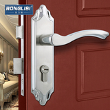 荣力斯 304门锁 不锈钢室内卧室房门锁 把手锁 木门锁执手锁具
