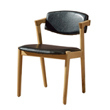 尚辉家具实木餐椅北欧家用软包靠背椅子 咖啡厅酒店餐椅设计师椅