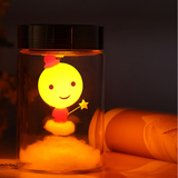 爱情魔法师 笑脸娃娃DIY太阳能阳光罐 送女友生日圣诞情人节礼物
