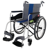 中进手推轮椅航钛铝合金轮椅NA-417超轻便携双刹车老人折叠轮椅JA