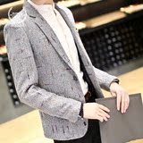 2016春季新款休闲西装男外套 修身型韩版小西服男士潮流单西衣服