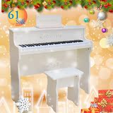 哈尼贝贝正品包邮德国版61键木质儿童钢琴 生日玩具礼物 早教启蒙