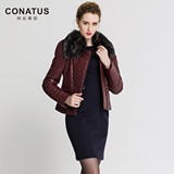 CONATUS/珂尼蒂思女装专柜正品14冬装时尚绵羊皮羽绒服634152197