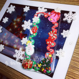 奶油手机壳圣诞款圣诞节礼物iPhone6s Plus 三星note5、s6美图M4